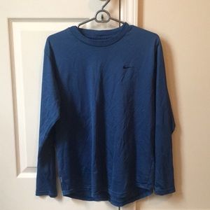 Nike Dry-Fit Men’s Blue Shirt, Size M.